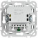 IEK FLITE Розетка 1-местная с заземлением с защитными шторками 16А с USB A+C 20Вт безвинтовое крепление РСЮшс11-1-ФлА алюминий IEK, FI-R14-16-1-U22-020-K47