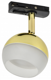 LIGHTING Светильник 4118 декоративный трековый поворотный под лампу GX53 золото IEK, LT-USB0-4118-GX53-1-K22