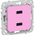 FLITE Розетка USB A+A 3,1А РЮ-2-ФлПр пурпурный IEK, FI-U21-D31-K99