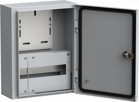 IEK TITAN Корпус металлический ЩУРн-1/12 (395х310х145мм) IP54 без окна IEK, MKM22-N-12-54-Z