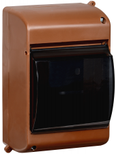 KREPTA 3 Корпус пластиковый КМПн 2/4 IP30 дуб IEK, MKP42-N-04-30-12-D