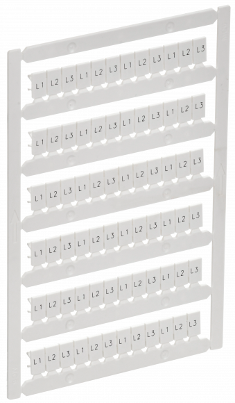 IEK ARMAFIX Маркер для CTS/CP 4мм2 с символами "L1; L2; L3" IEK, AF-CT10D-M-004-22