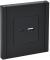 IEK FORTE&PIANO Розетка USB A+C 18Вт FP151 черный , FP-U22-018-K02