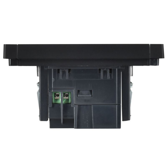 IEK FORTE&PIANO Розетка USB A+C 18Вт FP151 черный , FP-U22-018-K02