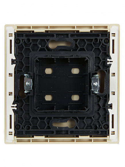 IEK FORTE&PIANO Заглушка с суппортом FP441 ваниль , FP-PL10-K10