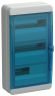 IEK TEKFOR Корпус пластиковый КМПн-36 IP65 синяя прозрачная дверь IEK, TF5-KP72-N-36-65-K03-K07 IEK TEKFOR Корпус пластиковый КМПн-36 IP65 синяя прозрачная дверь IEK, TF5-KP72-N-36-65-K03-K07