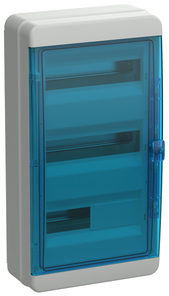 IEK TEKFOR Корпус пластиковый КМПн-36 IP65 синяя прозрачная дверь IEK, TF5-KP72-N-36-65-K03-K07 IEK TEKFOR Корпус пластиковый КМПн-36 IP65 синяя прозрачная дверь IEK, TF5-KP72-N-36-65-K03-K07