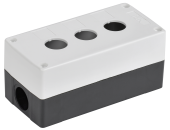 Корпус КП103-Р для кнопок 3 места белый IEK, BKP10-3-K01-R Корпус КП103-Р для кнопок 3 места белый IEK, BKP10-3-K01-R