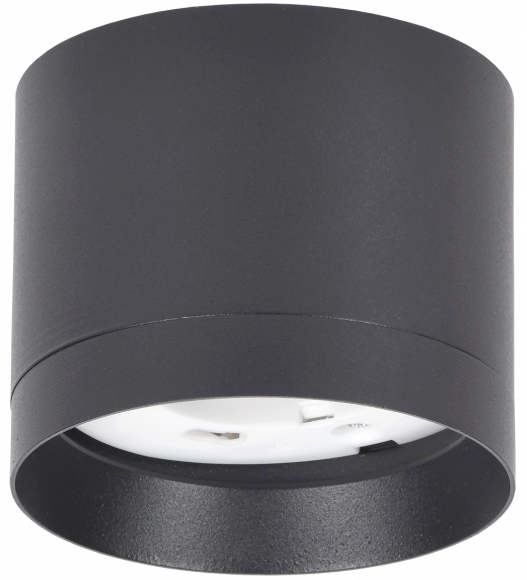 IEK LIGHTING Светильник 4015 накладной потолочный под лампу GX53 черный IEK, LT-UPB0-4015-GX53-1-K02