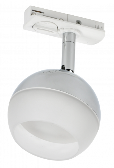 IEK LIGHTING Светильник 4118 декоративный трековый поворотный под лампу GX53 хром IEK, LT-USB0-4118-GX53-1-K23