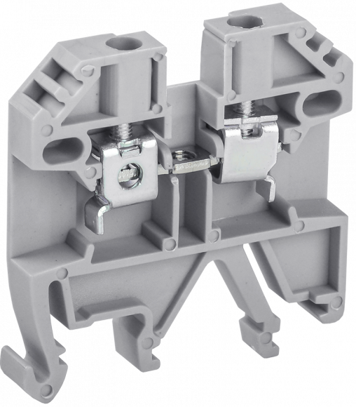 IEK Клемма винтовая КВИ-2,5мм2 серая IEK, YZN30-002-K03