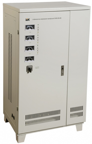 IEK Стабилизатор напряжения СНИ3-60 кВА трехфазный IEK, IVS10-3-60000