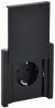 IEK FORTE&PIANO Розетка 1-местная с заземлением с защитными шторками и крышкой безвинтовое крепление 16А IP44 FP119 черный , FP-R16-16-1-44-K02