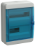 IEK TEKFOR Корпус пластиковый КМПн-24 IP65 синяя прозрачная дверь IEK, TF5-KP72-N-24-65-K03-K07