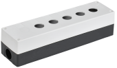 Корпус КП105(6)-Р для кнопок 5(6) мест белый IEK, BKP10-6-K01-R