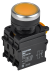 IEK Кнопка с подсветкой d=22мм 1NO+1NC жёлтая MASTER IEK, MI-BT60-11D-3-12-K05