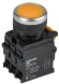 IEK Кнопка с подсветкой d=22мм 1NO+1NC жёлтая MASTER IEK, MI-BT60-11D-3-12-K05