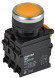 IEK Кнопка с подсветкой d=22мм 1NO+1NC жёлтая MASTER IEK, MI-BT60-11D-3-12-K05