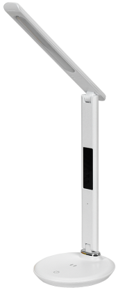 LIGHTING Светильник светодиодный настольный 2011 7Вт на подставке QI-заряд USB-выход кожа белый IEK, LDNL0-2011-1-QI-7-K01 LIGHTING Светильник светодиодный настольный 2011 7Вт на подставке QI-заряд USB-выход кожа белый IEK, LDNL0-2011-1-QI-7-K01