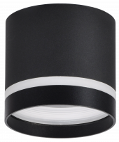 LIGHTING Светильник 4016 накладной потолочный под лампу GX53 черный IEK, LT-UPB0-4016-GX53-1-K02