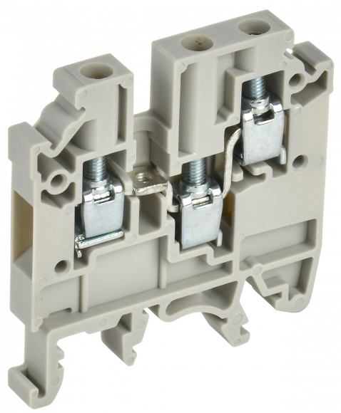 IEK Колодка клеммная CTS-MC 3 вывода 4мм2 серая IEK, YCT12-00-3-K03-004