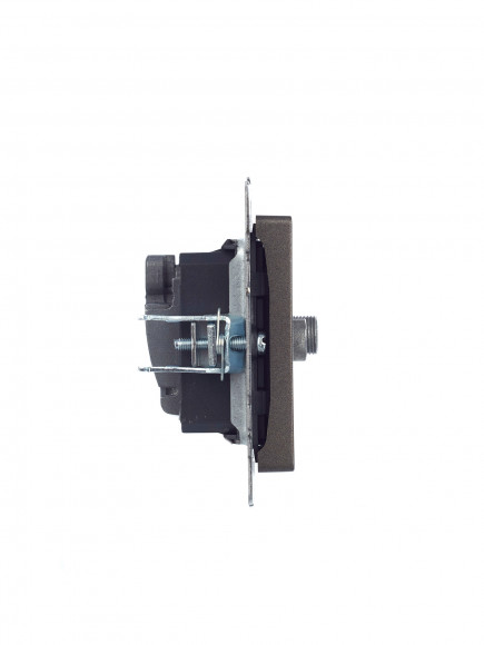 IEK BRITE Розетка двойная TV+SAT РТВ/РСп12-БрТБ темная бронза , BR-AF20-O-K45