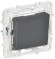 IEK SKANDY Выключатель карточный 30А SK-V15G графит , SK-V11-0-10-K53