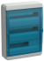 IEK TEKFOR Корпус пластиковый КМПн-54 IP65 синяя прозрачная дверь IEK, TF5-KP72-N-54-65-K03-K07