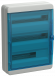 IEK TEKFOR Корпус пластиковый КМПн-54 IP65 синяя прозрачная дверь IEK, TF5-KP72-N-54-65-K03-K07