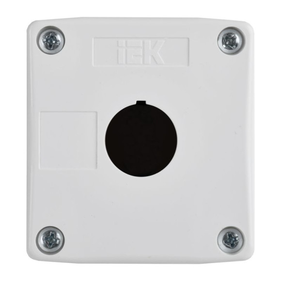 IEK Корпус КП101-Р для кнопок 1 место белый IEK, BKP10-1-K01-R