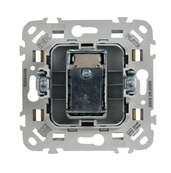 IEK FLITE Розетка TV экранированная оконечная тип M РТВм-1-1-1-ФлХ хаки IEK, FI-A13-O-K59