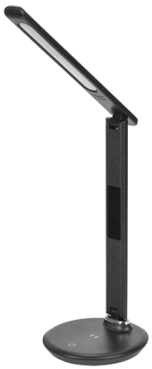 LIGHTING Светильник светодиодный настольный 2011 7Вт на подставке QI-заряд USB-выход кожа черный IEK, LDNL0-2011-1-QI-7-K02 LIGHTING Светильник светодиодный настольный 2011 7Вт на подставке QI-заряд USB-выход кожа черный IEK, LDNL0-2011-1-QI-7-K02