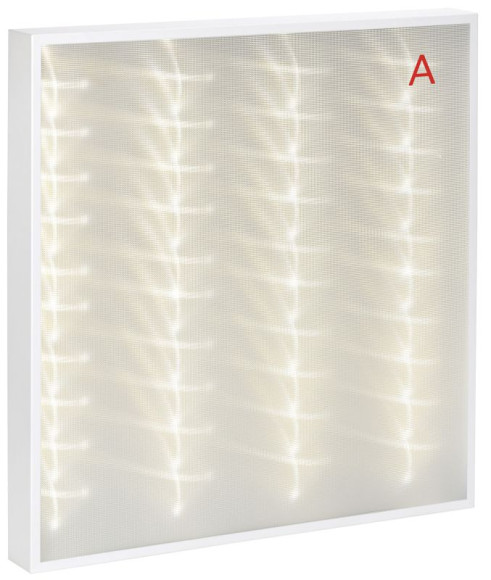IEK LIGHTING PRO Светильник светодиодный ДВО 2001A 30Вт 4000К IP40 588х588мм Грильято микропризма БАП 3ч IEK, LTP-DVO2-2001A-30-40-K01