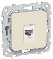 FLITE Розетка компьютерная RJ45 категория 5Е UTP РК5е-1-0-ФлСл сливочный IEK, FI-K12-1-K86 FLITE Розетка компьютерная RJ45 категория 5Е UTP РК5е-1-0-ФлСл сливочный IEK, FI-K12-1-K86