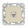 IEK FLITE Розетка компьютерная RJ45 категория 5Е UTP РК5е-1-0-ФлСл сливочный IEK, FI-K12-1-K86
