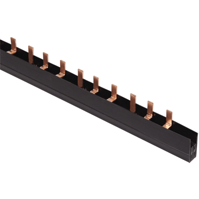 IEK Шина соединительная PIN 3Р 100А шаг 27мм (1м) IEK, YNS51-3-100