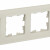 BRITE Рамка 4-местная РУ-4-2-Бр стекло песчаный RE IEK, BR-M42-G-41-K98