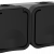 TORS Розетка 2-местная горизонтальная 16А IP55 TS122 графит IEK, TS-R26-16-55-G-K53