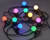LIGHTING Гирлянда белт-лайт 5м 10 цветных ламп IP65 черный шнур 3м 230В транзит IEK, LGDU601-3-010-05-B-S-65 LIGHTING Гирлянда белт-лайт 5м 10 цветных ламп IP65 черный шнур 3м 230В транзит IEK, LGDU601-3-010-05-B-S-65