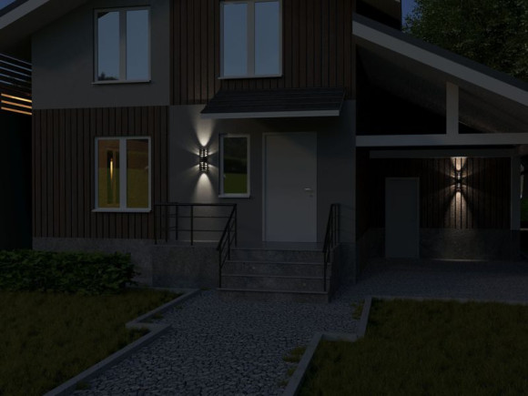 IEK LIGHTING Светильник уличный светодиодный 5102 настенный 10Вт 4000К IP54 серый IEK, LT-DBU0-5102-010-40-K03
