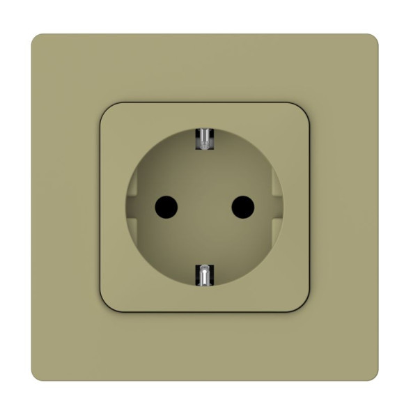 IEK FLITE Рамка 1-местная РУ-1-К-ФлО оливковый IEK, FI-M12-32-20-K26, Classic IEK FLITE Рамка 1-местная РУ-1-К-ФлО оливковый IEK, FI-M12-32-20-K26, Classic