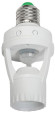 IEK Датчик движения ДД 045 белый E27 60Вт 360гр 6м IP20 IEK, LDD10-045-60-001