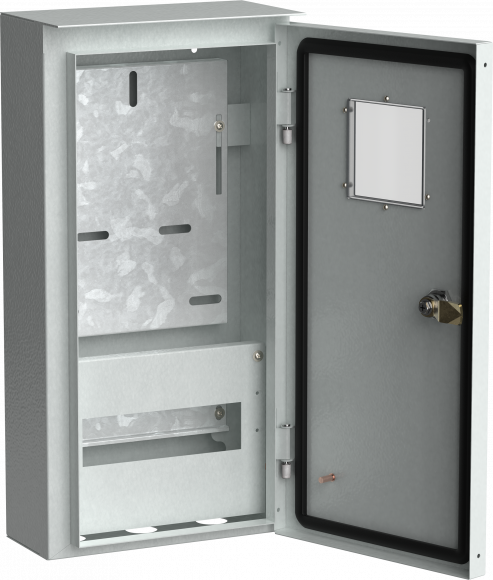 IEK TITAN Корпус металлический коттеджный ЩУРн-3/9 (500х250х135мм) У1 IP54 IEK, MKM34-N-009-54-ZO