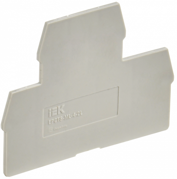 IEK Заглушка для колодки клеммной CTS-ML двухуровневая 4мм2 серая IEK, YCT13-00-2-K03-004-ZGL