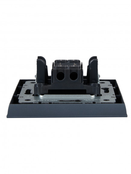 IEK BRITE Выключатель 1-клавишный 10А в сборе ВСР10-1-0-БрМ маренго , BR-V10-0-10-K35-F