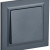 BRITE Выключатель 1-клавишный 10А в сборе ВСР10-1-0-БрМ маренго IEK, BR-V10-0-10-K35-F
