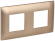 IEK SKANDY Рамка 2-местная SK-F02Sa песочный , SK-M22-K98