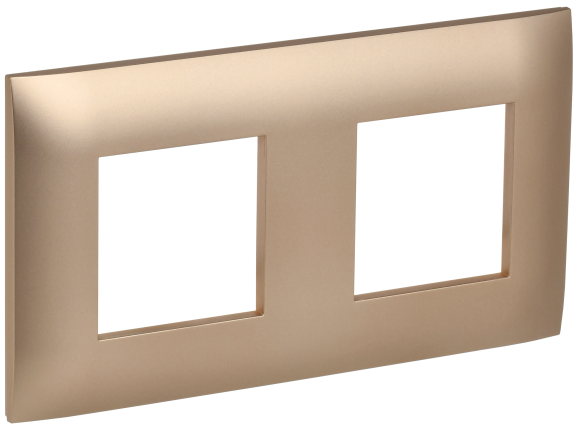 IEK SKANDY Рамка 2-местная SK-F02Sa песочный , SK-M22-K98