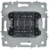 IEK BRITE Выключатель 2-клавишный с индикацией для отелей 10А ВС10-2-9-БрАБ арктический белый IEK, BR-V20-2-10-K91