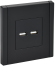 IEK FORTE&PIANO Розетка USB A+A 3,1А FP149 черный , FP-U21-D31-K02